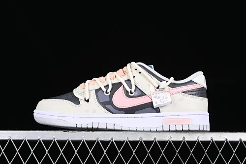 All Categories Nk SB Dunk Series Nk SB Dunk Low Low-top Sneakers Nk Dunk Low Panda Prank-Summer Theme Pink Lover Smoked Cappuccino SB Strappy Low-top Casual Sneakers FD1232-002